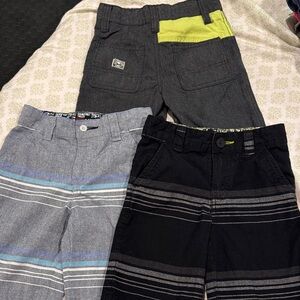 Boys Bottoms Set - Black, Gray, Blue Size 5